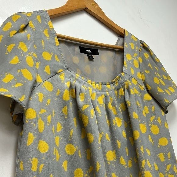 Mossimo Gray and yellow women's dress size XS short and loose dress. - Picture 9 of 13